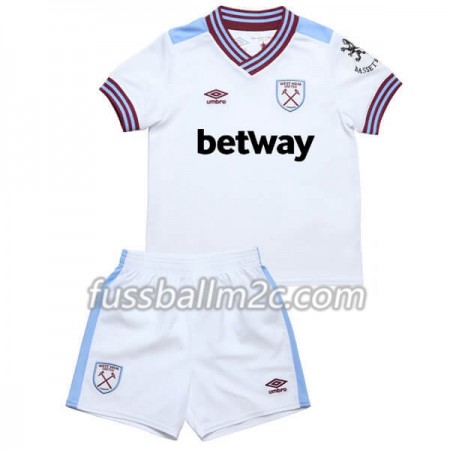 Fußballtrikots West Ham United Kinder Auswärts Trikotsatz 2019-2020 Fußballtrikots West Ham United Kinder Auswärts Trikotsatz 2019-2020